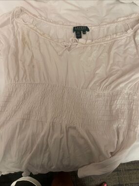 Lauren Ralph Lauren Cream Women's Blouse
